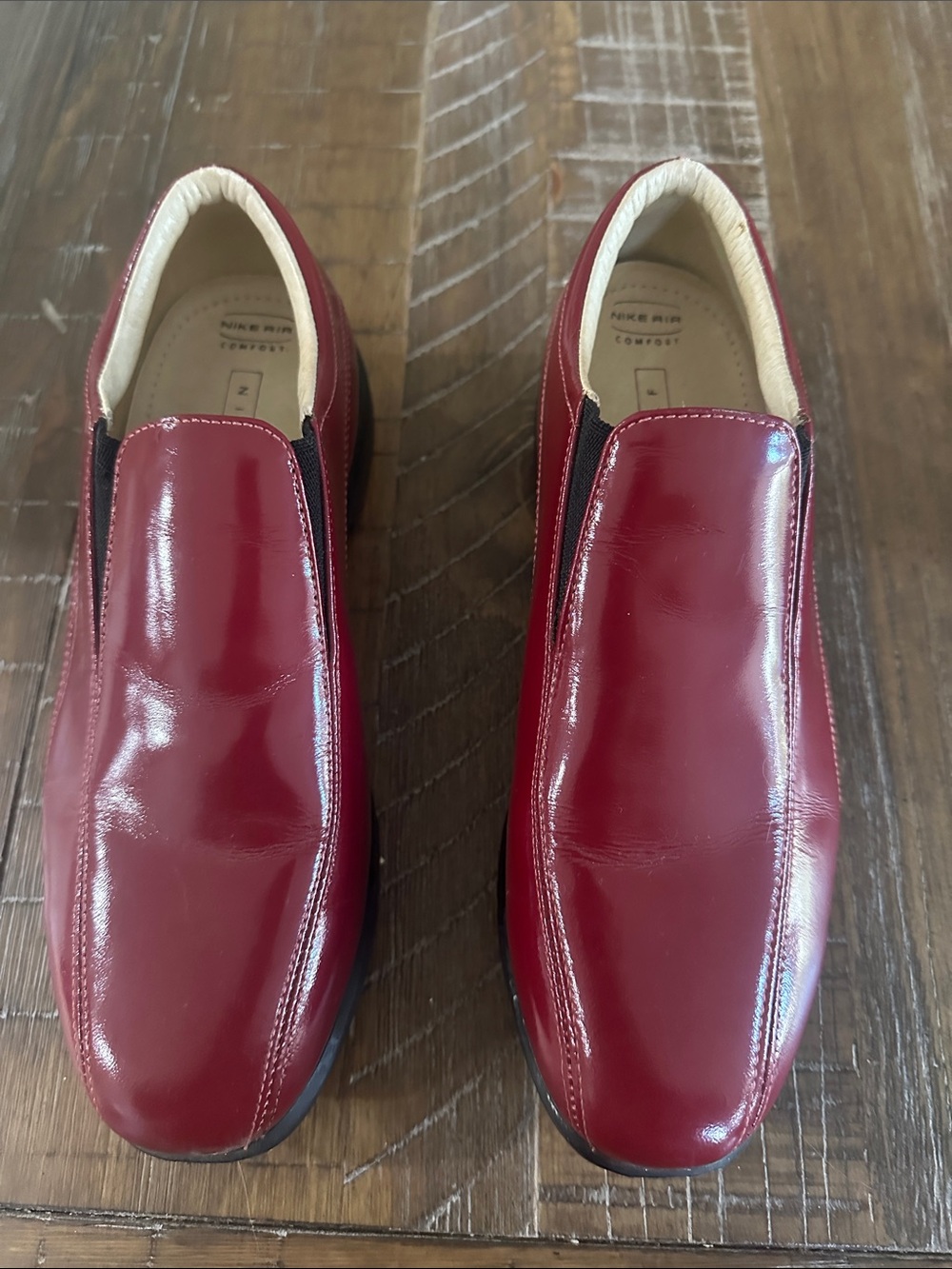Women’s Nike Red Patent Golf Shoes